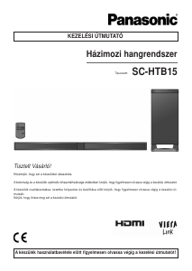 Használati útmutató Panasonic SC-HTB15 Házimozi-rendszer