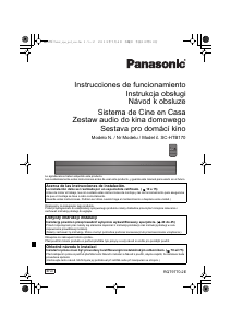 Manuál Panasonic SC-HTB170 Domácí kino