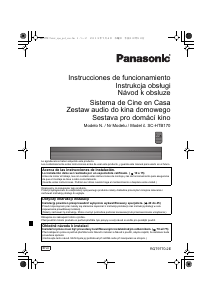 Manual de uso Panasonic SC-HTB170EG Sistema de home cinema