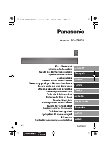 Käyttöohje Panasonic SC-HTB170EG Kotiteatterijärjestelmä