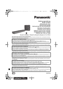 Manuale Panasonic SC-HTB18 Sistema home theater