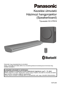 Használati útmutató Panasonic SC-HTB18 Házimozi-rendszer