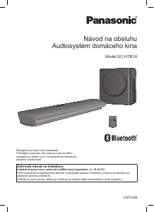 Návod Panasonic SC-HTB18 Domáce kino