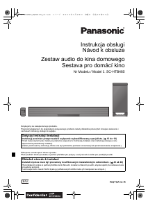 Manuál Panasonic SC-HTB485 Domácí kino