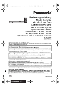Bedienungsanleitung Panasonic SC-HTB488 Heimkinosystem