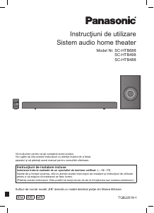Manual Panasonic SC-HTB488 Sistemul home cinema