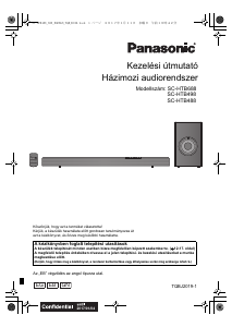 Használati útmutató Panasonic SC-HTB488EG Házimozi-rendszer