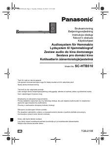 Manuál Panasonic SC-HTB510 Domácí kino