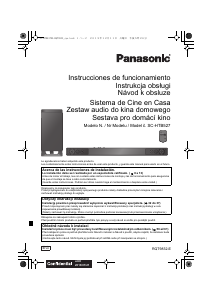 Manual de uso Panasonic SC-HTB527 Sistema de home cinema