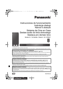 Manuál Panasonic SC-HTB527EG Domácí kino