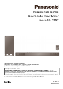 Manual Panasonic SC-HTB527EG Sistemul home cinema