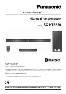 Használati útmutató Panasonic SC-HTB550EB Házimozi-rendszer