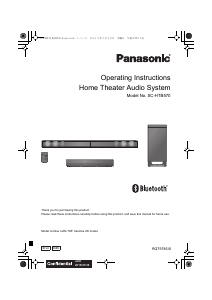 Manual Panasonic SC-HTB570 Home Theater System