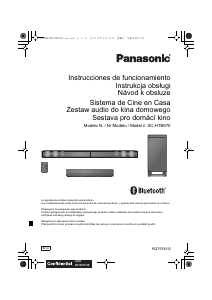 Manual de uso Panasonic SC-HTB570 Sistema de home cinema