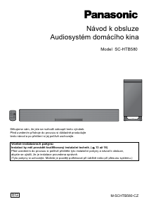 Manuál Panasonic SC-HTB580 Domácí kino