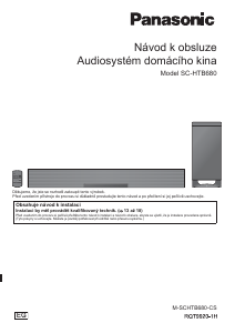 Manuál Panasonic SC-HTB680 Domácí kino