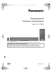 Kasutusjuhend Panasonic SC-HTB680 Kodukinosüsteem