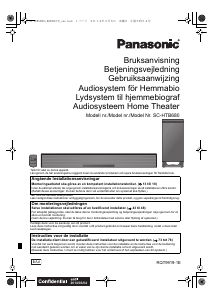 Bruksanvisning Panasonic SC-HTB680EG Hembiopaket