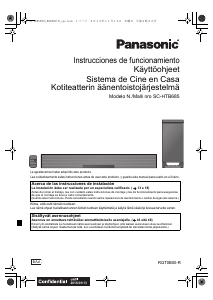 Manual de uso Panasonic SC-HTB685 Sistema de home cinema