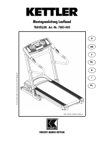 Manual Kettler Traveller Treadmill