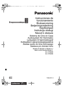 Käyttöohje Panasonic SC-HTB688 Kotiteatterijärjestelmä