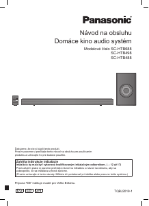 Návod Panasonic SC-HTB688EG Domáce kino
