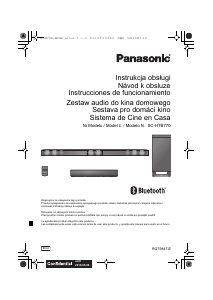 Manuál Panasonic SC-HTB770 Domácí kino