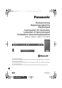 Käyttöohje Panasonic SC-HTB770 Kotiteatterijärjestelmä