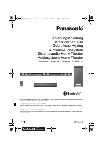 Manuale Panasonic SC-HTB770 Sistema home theater