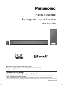 Manuál Panasonic SC-HTB880 Domácí kino