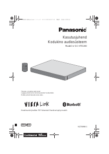 Kasutusjuhend Panasonic SC-HTE200 Kodukinosüsteem