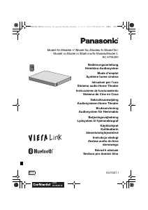 Mode d’emploi Panasonic SC-HTE200EG Système home cinéma