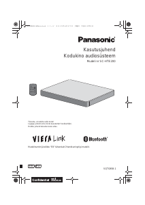 Kasutusjuhend Panasonic SC-HTE200EG Kodukinosüsteem