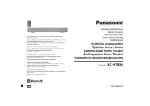 Manuale Panasonic SC-HTE80 Sistema home theater