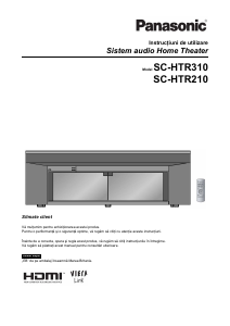 Manual Panasonic SC-HTR210 Sistemul home cinema