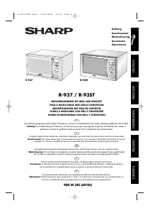 Manual de uso Sharp R-937 Microondas