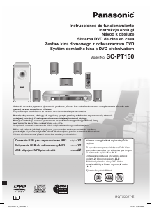 Manuál Panasonic SC-PT150 Domácí kino