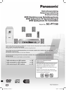 Brugsanvisning Panasonic SC-PT150 Hjemmebiosystem