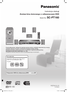 Instrukcja Panasonic SC-PT160 Zestaw kina domowego