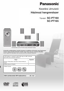 Használati útmutató Panasonic SC-PT165 Házimozi-rendszer