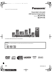 Használati útmutató Panasonic SC-PT170 Házimozi-rendszer