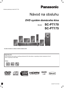 Návod Panasonic SC-PT175 Domáce kino