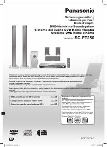 Mode d’emploi Panasonic SC-PT250 Système home cinéma