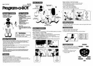 Handleiding Silverlit Program-A-Bot Humanoid Speelgoedrobot