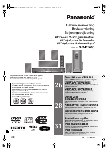 Bruksanvisning Panasonic SC-PT460 Hembiopaket