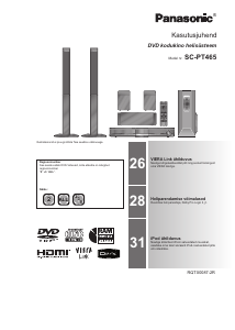 Kasutusjuhend Panasonic SC-PT465 Kodukinosüsteem