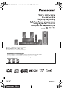 Brugsanvisning Panasonic SC-PT470 Hjemmebiosystem