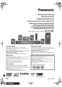 Brugsanvisning Panasonic SC-PT480 Hjemmebiosystem