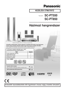 Használati útmutató Panasonic SC-PT550 Házimozi-rendszer