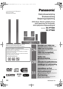 Brugsanvisning Panasonic SC-PT560 Hjemmebiosystem